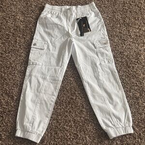 Women’s White Cargo Pants